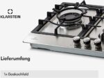 KLARSTEIN Ignito Chef Edition Gaskochfeld (86 cm breit, 5.00 Kochfelder) – Bild 6