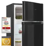 EXQUISIT KGC590-30-E-040E schwarz Kühl-Gefrierkombination (E, 850 mm hoch, Schwarz)