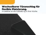 EXQUISIT GB540-050C schwarz Mini Gefrierschrank (C, 495 mm hoch) – Bild 6
