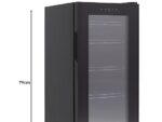 SOMMERTAL GK60 Kühlschrank (F, 79 cm hoch, Schwarz) – Bild 3