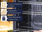 SOMMERTAL GK60 Kühlschrank (F, 79 cm hoch, Schwarz) – Bild 5