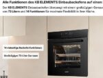 KB ELEMENTS ELK75DV1/ELK105PF, Einbau Backofen Set (Induktion, A+, 65 l) – Bild 2