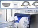 DURONIC DW5 BK Spülmaschine (freistehend, 42,8 cm breit, D) – Bild 2