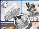 DURONIC DW5 BK Spülmaschine (freistehend, 42,8 cm breit, D) – Bild 4