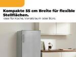 EXQUISIT KS5320-V-H-040D inoxlook Vollraumkühlschrank (D, 1426 mm hoch, Edelstahloptik) – Bild 3