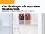 EXQUISIT KS5320-V-H-040D inoxlook Vollraumkühlschrank (D, 1426 mm hoch, Edelstahloptik) – Bild 6