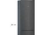 SIEMENS KG39E8XBA iQ500 Kühlgefrierkombination (B, 343 l, 2010 mm hoch, black inox-antifingerprint) – Bild 2