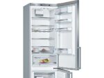 BOSCH KGE398IBP Serie 6 Kühlgefrierkombination (B, 343 l, 2010 mm hoch, Gebürsteter Stahl mit Anti Fingerprint) – Bild 2