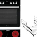 BAUKNECHT HEKO BLACK 500 P, Einbauherdset (Elektro-Kochfeld herdgebunden, A+, 65 l)