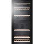 HAIER HWS79GDG 50 SERIE 5 Weinklimaschrank (190 l EEK G, Glas Schwarz)