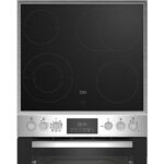 BEKO BBUM12320XMPE Pyrolyse, Einbau-Herdset (Glaskeramikkochfeld, A+, 72 l)