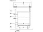 BOSCH PVQ711H26E, Kochfeld mit Dunstabzug (710 mm breit, 522 mm tief) – Bild 7