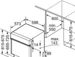 BOSCH SMI6ECS12E Serie 6 Geschirrspüler (teilintegrierbar, 598 mm breit, 42 dB (A), A) – Bild 2
