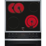 SIEMENS PQ212KA10 iQ300, Einbauherdset (Elektrokochfeld, A+, 71 l)
