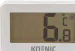 AMICA EKS 16171/1 880 mm Nische Schlepptür-Technik Einbaukühlschrank (116 l, E, 871 mm hoch, Weiß) – Bild 5