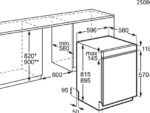AEG GT8200A2SCM Serie 8000 Geschirrspüler (teilintegrierbar, 596 mm breit, 40 dB (A), A) – Bild 2