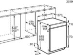 AEG GT7200A1SCM 7000 Geschirrspüler (teilintegrierbar, 596 mm breit, 44 dB (A), A) – Bild 2