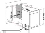 BAUKNECHT BKSV1 UAM Geschirrspüler (unterbaufähig, 600 mm breit, 41 dB (A), A) – Bild 2